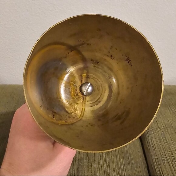 Vintage Gothic Metal Chalice Incense Candle Holder - Picture 8 of 10